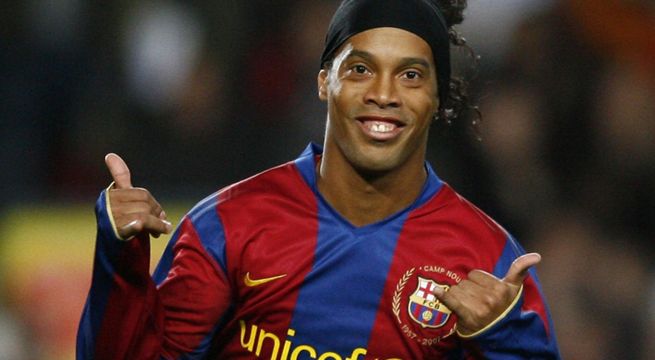 La foto más polémica de la carrera de Ronaldinho