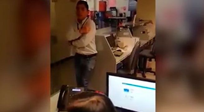 YouTube: aparente actividad paranormal en conocida agencia bancaria
