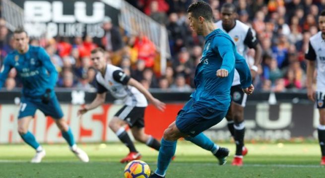 Cristiano Ronaldo anotó dos goles de penal y logró estos récords