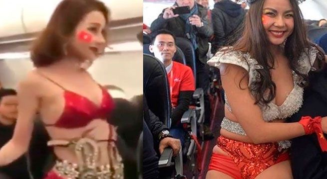 YouTube: selección sub 23 de Vietnam y el video del escándalo en pleno vuelo