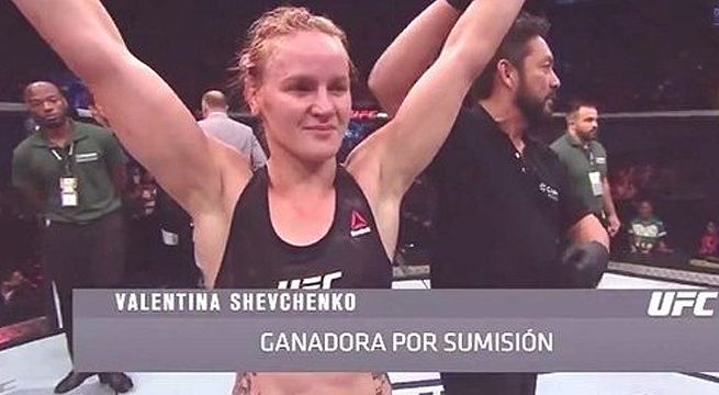 Valentina Shevchenko sometió a Priscila Cachoeira en UFC Belem