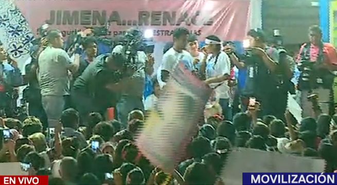 'Jimena Renace': miles de ciudadanos se congregaron en la Plaza San Martín