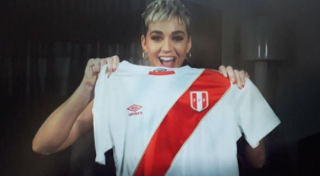Katy Perry saluda a la Selección peruana con un 