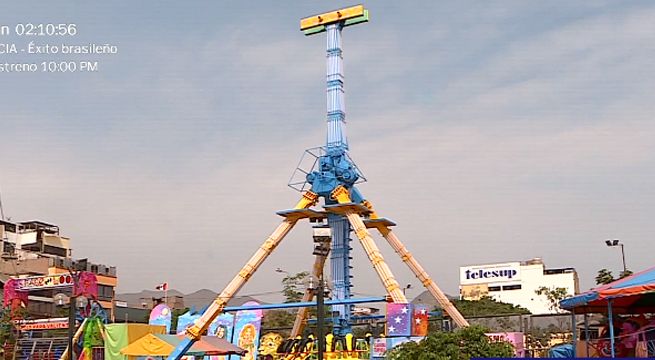 Niñas quedan graves tras caer de juego mecánico en San Juan de Miraflores