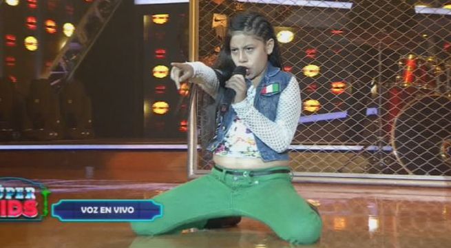 Súper Kids: Nadja cantó 