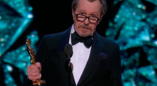 Gary Oldman ganó el Oscar 2018 al mejor actor por su interpretación en 