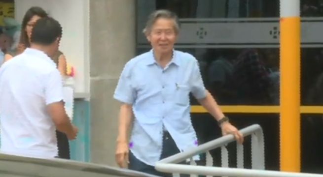 Alberto Fujimori recibe alta y pide 