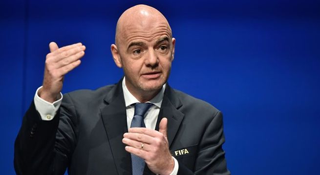 Gianni Infantino: presidente de la FIFA llegó esta mañana a Lima