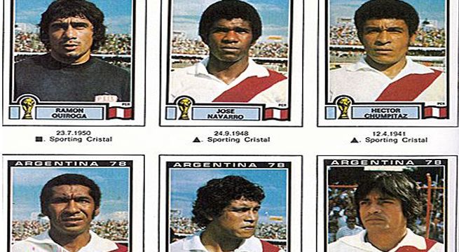 ¿Qué jugadores peruanos aparecieron en un álbum mundialista pero no jugaron la Copa del Mundo?