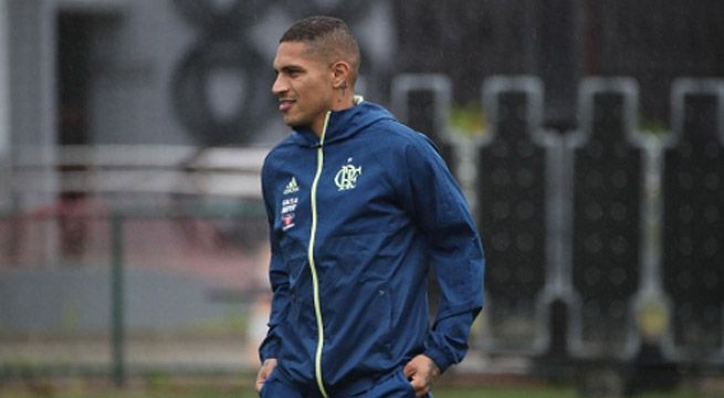 Paolo Guerrero se reintegró a los entrenamiento del Flamengo