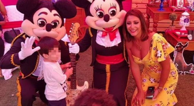Karla Tarazona celebró el cumpleaños de su hijo y el gran ausente fue Christian Domínguez