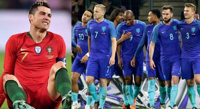 La no mundialista Holanda vapuleó a la Portugal de Cristiano Ronaldo en amistoso