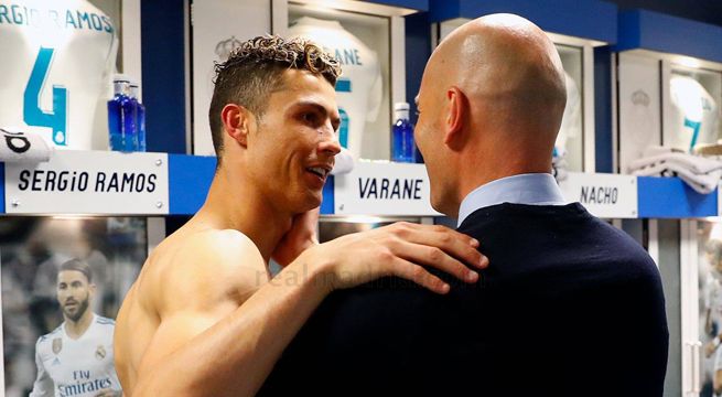 Los festejos en el vestuario del Real Madrid tras clasificar a la final de la Champions