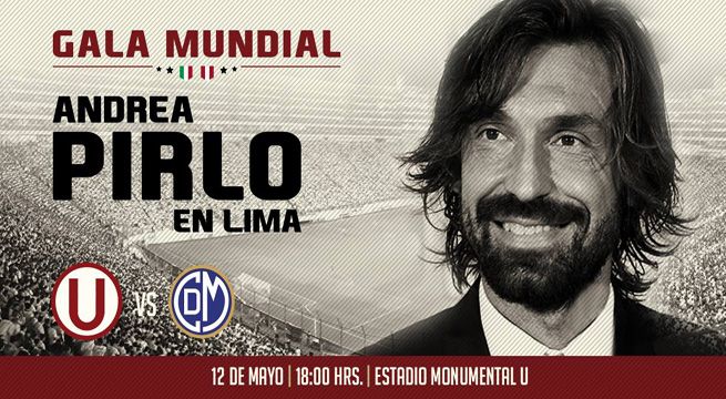 Universitario de Deportes: Andrea Pirlo invita a hinchas cremas a la 