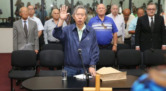Tribunal Constitucional rechaza hábeas corpus a favor de Fujimori por delito de secuestro