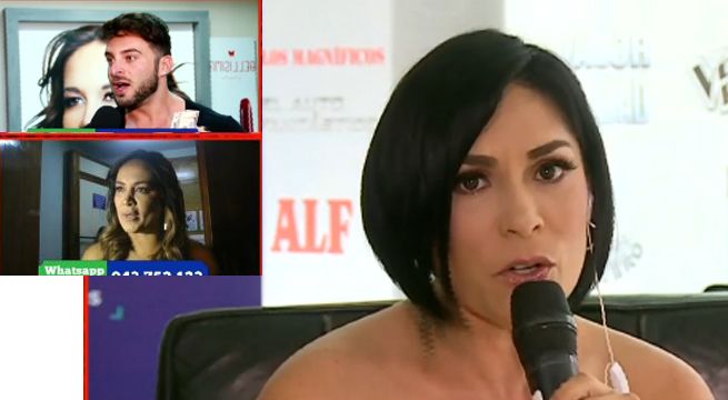 Evelyn Vela le responde con todo a Marina Mora y a su novio Renzo Spraggon