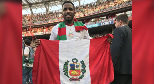Jefferson Farfán le dedicó su título con el Lokomotiv a Daniel Peredo