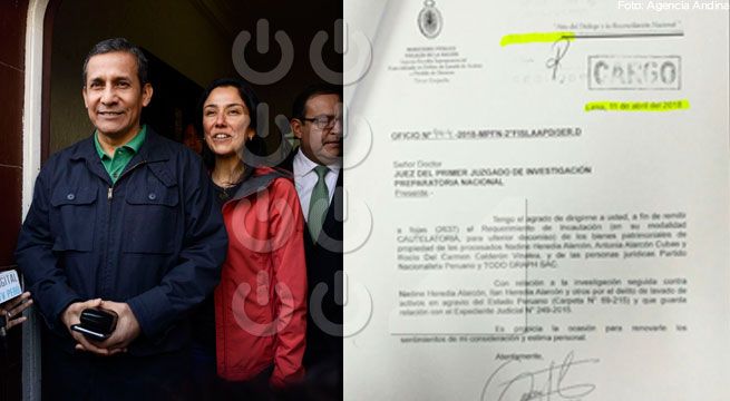 Ollanta y Nadine: Requerimiento de incautación se realizó antes de su salida de prisión