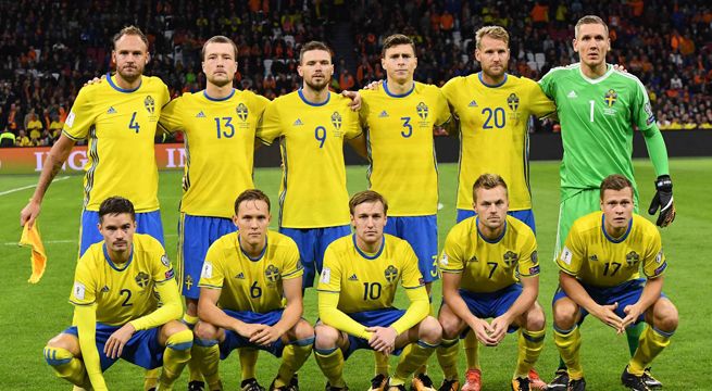Selección de Suecia entregó su lista oficial para el Mundial
