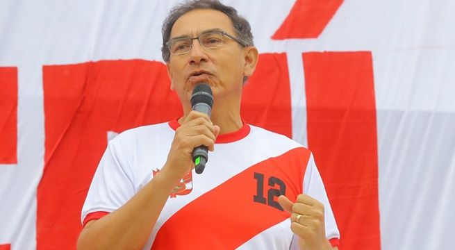 Martín Vizcarra pide a todos apoyar a la Selección Peruana