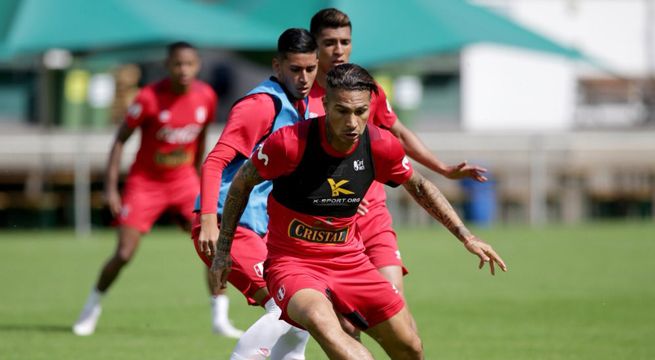 La emoción y alegría de Paolo Guerrero luego de su primer entrenamiento con Perú