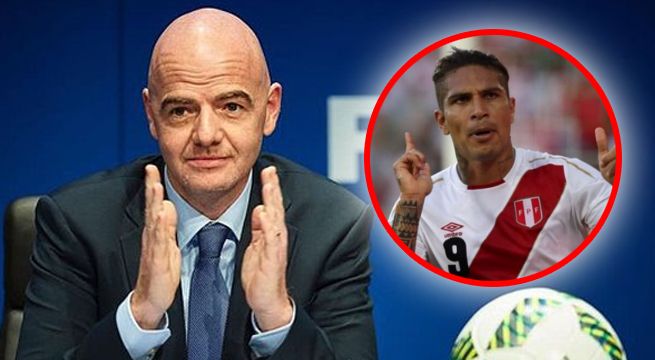 Gianni Infantino se pronunció sobre el caso Paolo Guerrero