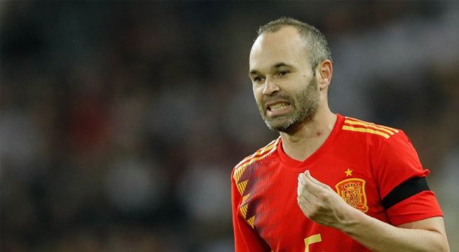 Iniesta seguiría en la selección de España luego del Mundial Rusia 2018