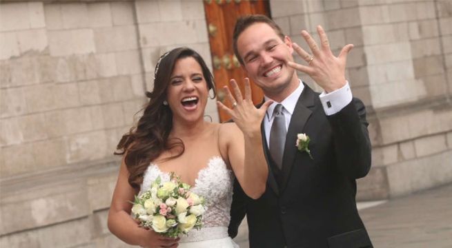 Válgame Dios: Vanessa Terkes y George Forsyth celebraron su boda religiosa