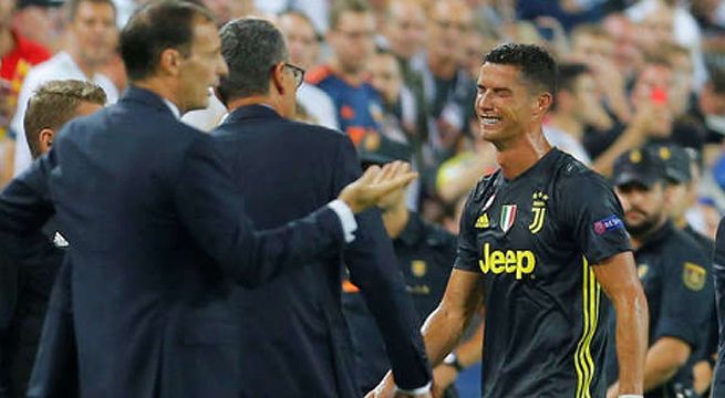 El llanto desconsolado de Cristiano Ronaldo tras ser expulsado de partido de Champions League