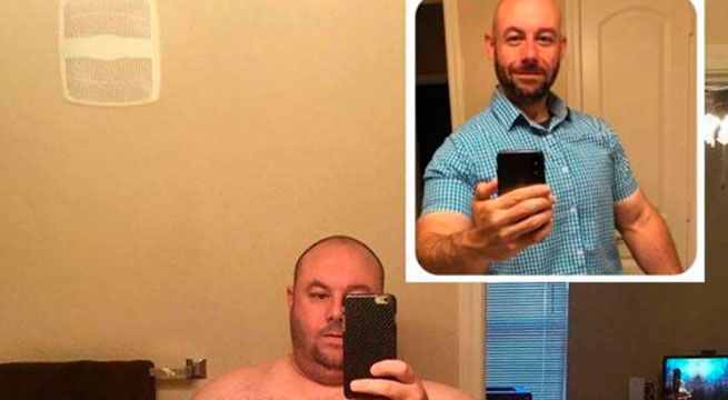 Stephen Ringo: su esposa lo abandonó por gordo pero ahora bajó 101 kilos