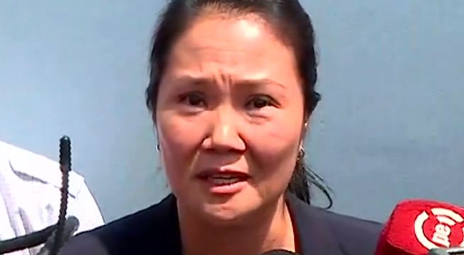 Keiko Fujimori entre lágrimas: 