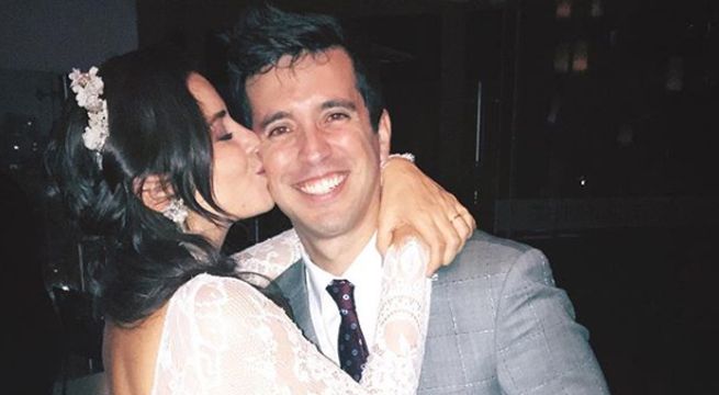 Jesús Alzamora celebró su matrimonio civil con María Paz González Vigil