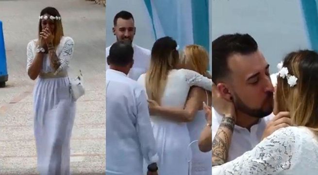 Video: Novia llega a su propia boda sin saber que se casaría