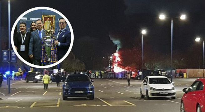 Dueño del Leicester City murió al caer a tierra su helicóptero (Video)