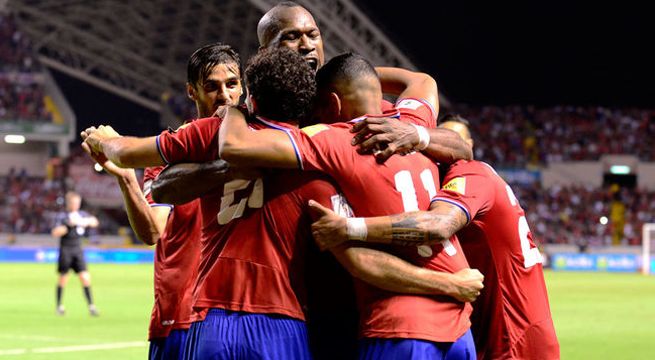 Costa Rica presentó su lista de convocados para enfrentar a la Selección Peruana