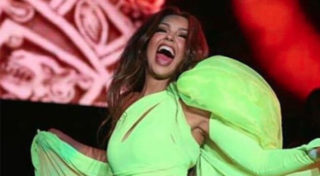 Thalía pasó gran vergüenza debido a una falla técnica en su concierto