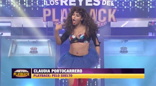 Claudia Portocarrero interpretó el “Pelo Suelto” y se ganó las palmas del público