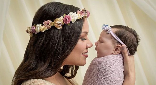 Andrea San Martín llena de ternura las redes al celebrar los tres meses de su pequeña hija