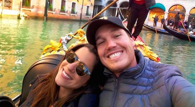 Vanessa Terkes y George Forsyth recibieron la bendición del Papa Francisco en el Vaticano