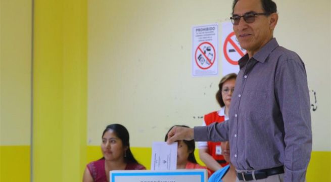 Martín Vizcarra sobre referéndum: 