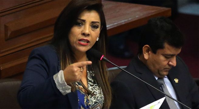 Alejandra Aramayo pide a Tubino apoyar medida para priorizar denuncias contra Chávarry