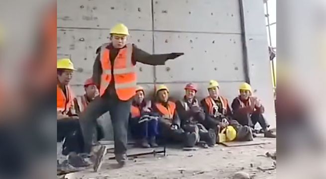 Albañil baila como Michael Jackson y remece las redes sociales (Video)