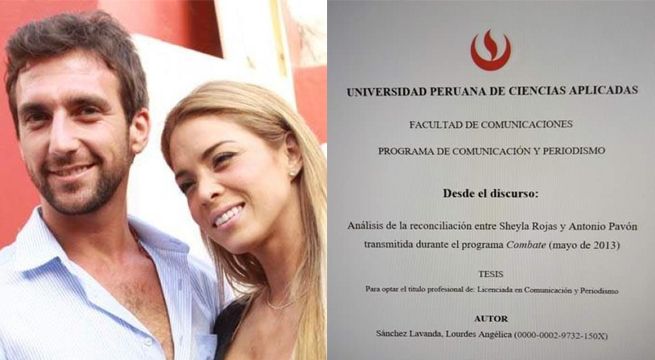 Asesor que aprobó la tesis acerca de Sheyla Rojas y Antonio Pavón se pronuncia en las redes