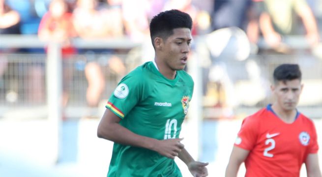La polémica celebración de un futbolista boliviano durante el Sudamericano Sub 20