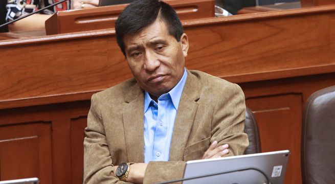 Poder Judicial envió al Congreso expediente para levantar inmunidad de Mamani