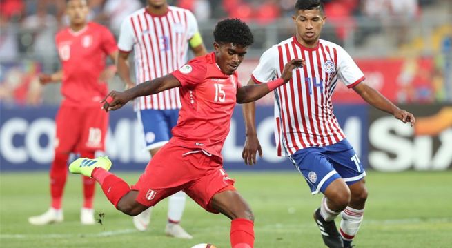 Perú tropezó y cayó por la mínima diferencia ante Paraguay en el Sudamericano Sub 20