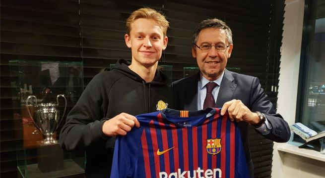Frenkie de Jong, la joya del fútbol holandés, se convirtió en nuevo jugador del Barcelona