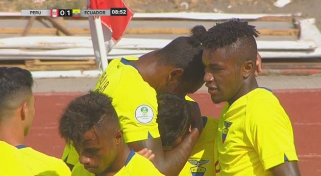 Sudamericano Sub 20: Ecuador sorprende a Perú y se pone adelante en el marcador