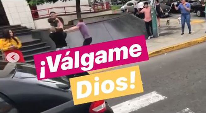 Erick Sabater y Coto Hernández se agarran a golpes (Videos)