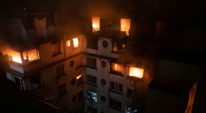 París: detienen a mujer tras incendio que dejó diez muertos